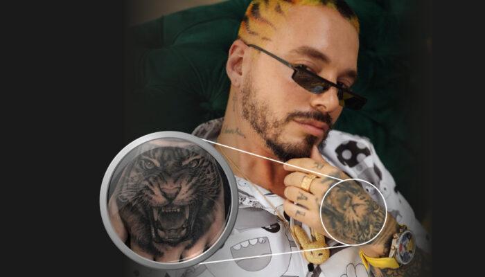 Tatuaje de J Balvin, habría sido inspirado por los fósforos Bengala